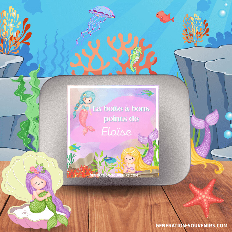 Boîte Récompense Enfant Personnalisable Maxime UDC Lire Et Dire – Boîte à Bons Points « Maxime »-métallique Boite à Bons Points