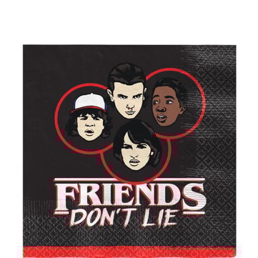 Serviettes Stranger Things - Friends