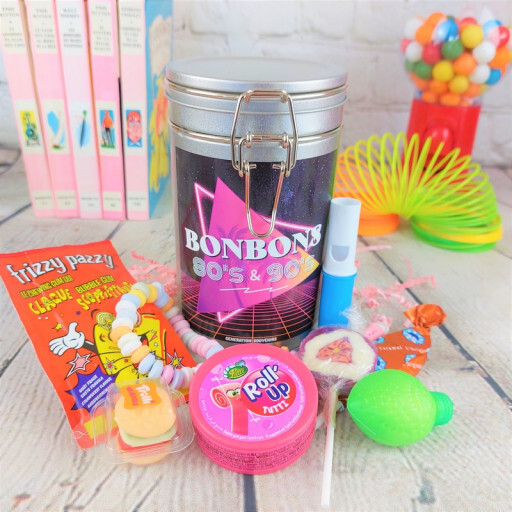Boîte à bonbons des années 80 et 90