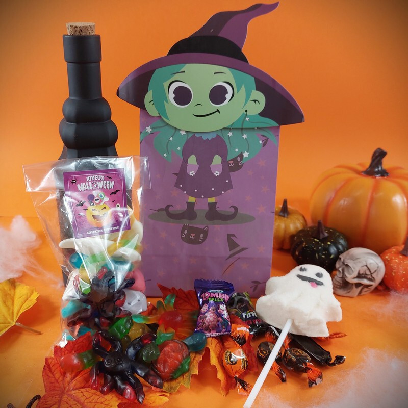 Sachet de confiseries Halloween