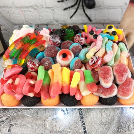 Trolli Oeil glötzer fourré boîte de 60 bonbons - Bonbon Halloween, bonbon  au kilo ou en vrac 