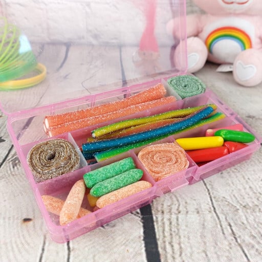 Coffret bonbons acidulés à compartiments - Candy Mix