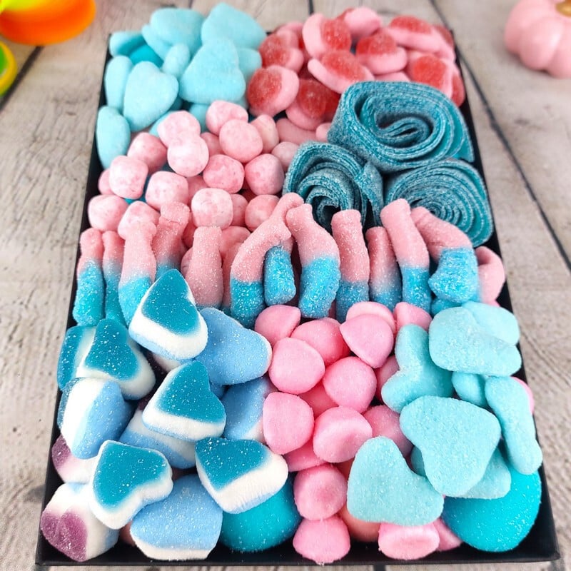 Plateau de bonbons rose et bleu - Candy Board