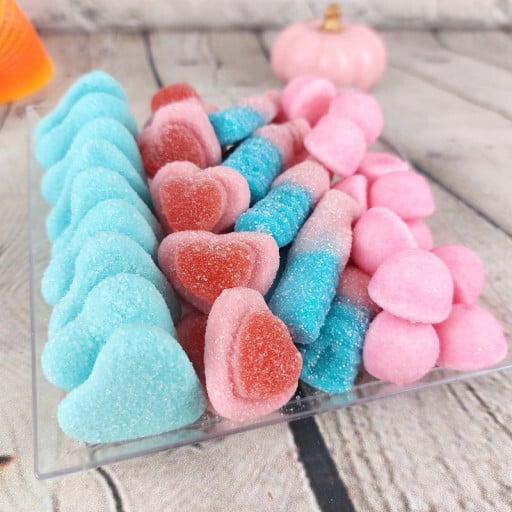 Plateau de bonbons rose et bleu - Candy Board - 1 personne