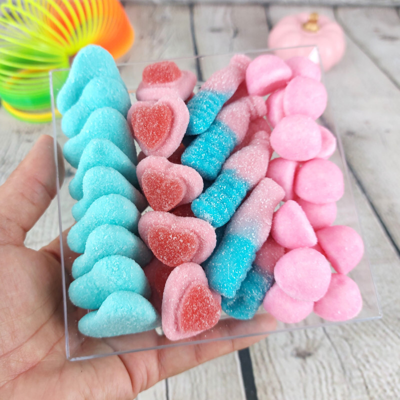 Lot De 10 Boîtes à Bonbons Naissance - Bleu Ou Rose, Fait Main, Neuves