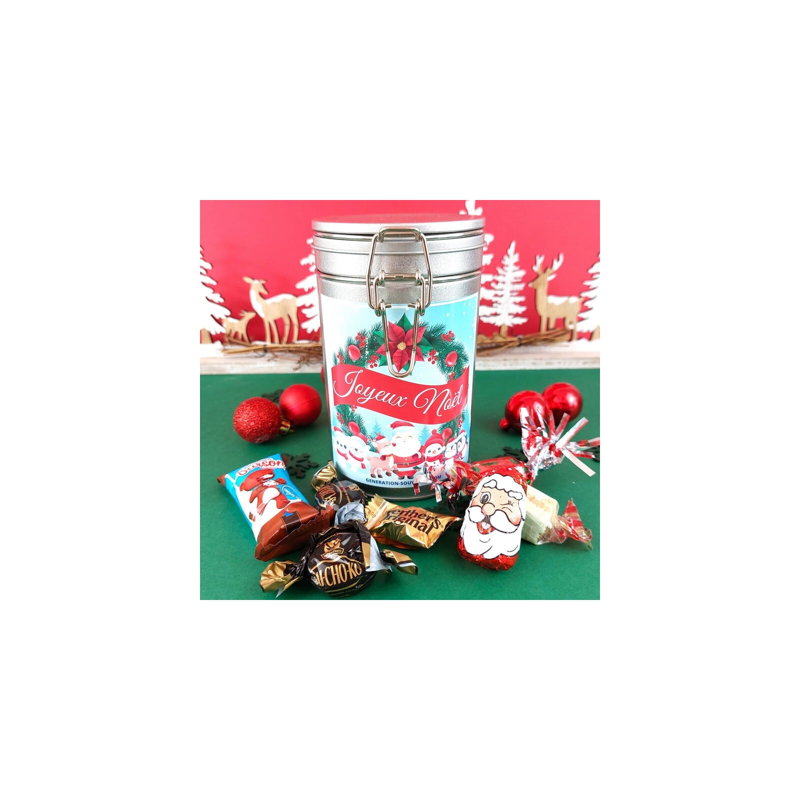 Matrice De Découpe Métal "Boîte à Bonbons De Noël" - 13x13 Cm - Pour Scrapbooking, Cartes, Gaufrage
