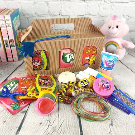Coffret cadeaux - bonbons et souvenirs d'enfance - Bonbons années 80 et 90