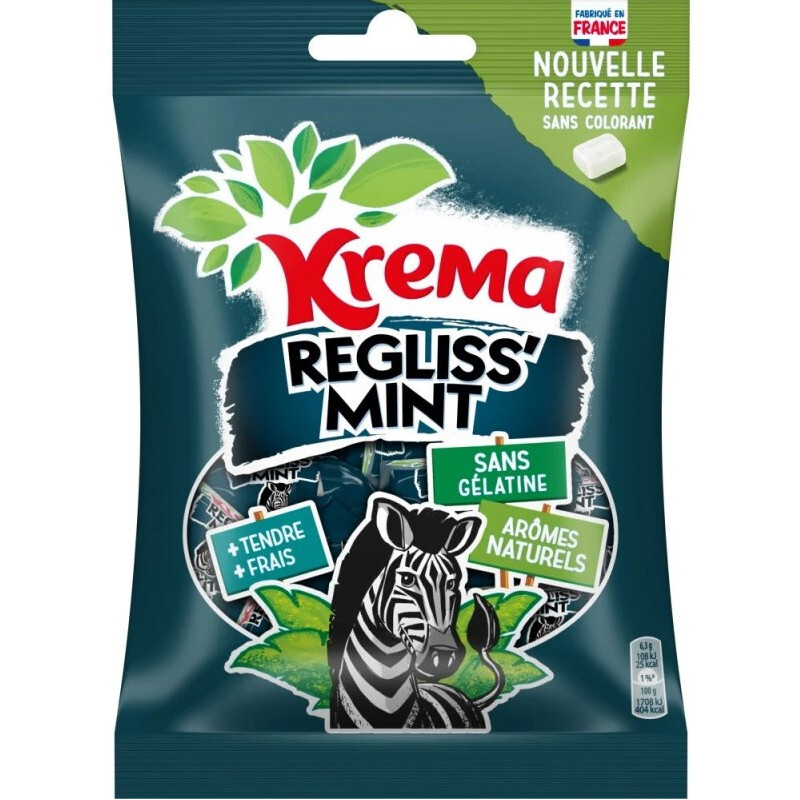 Bonbons Regliss' Mint - Krema - 150g