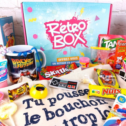 Rétro Box - Nos Souvenirs d'enfance - Coffret cadeau années 80 et 90