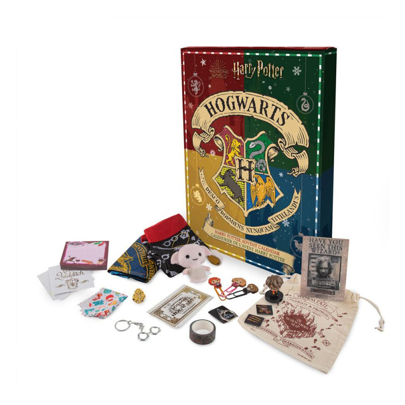 Calendrier De L’avent Harry Potter 12 Jours – Coffret Cadeau Neuf – Chaussettes Multi-couleurs