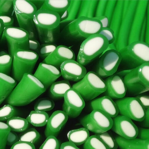 Bonbon câble Jumbo lisse - Pomme - Lot de 2