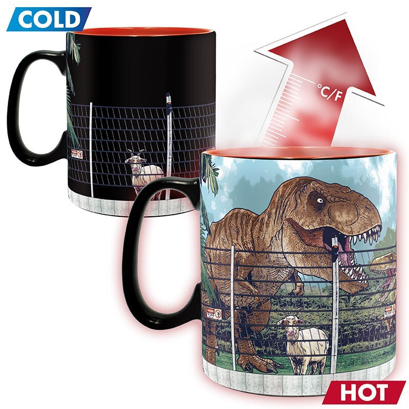 Mug Tasse à Café Jurassic Park 01 - Céramique, 325 Ml - Collection Film, Neuf Avec Emballage