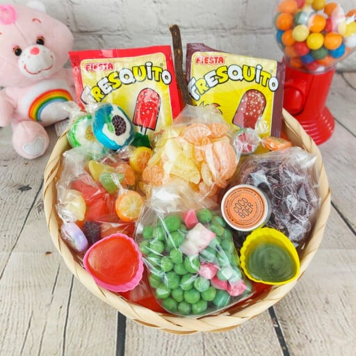 Panier Bonbons des années 60