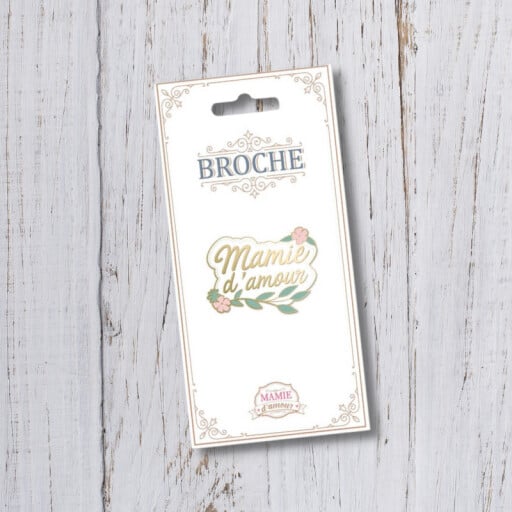 Broche Mamie d'amour - Cadeau grand-mère