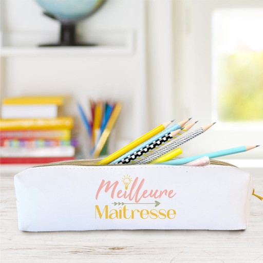 Stylo Gravé 'La Plus Gentille Des Maîtresses' Avec Boîte Cadeau - Cadeau De Fin D'année