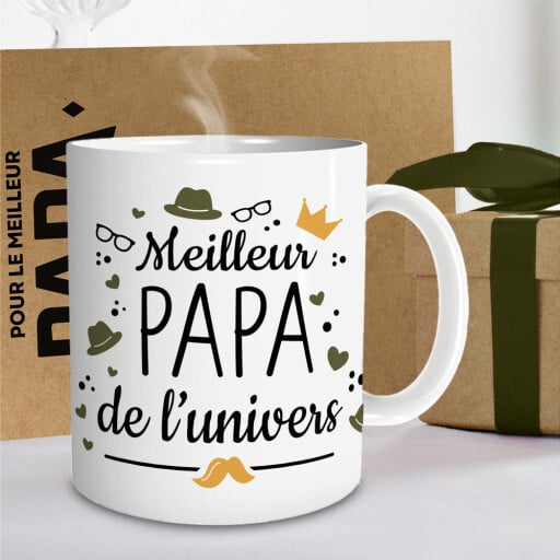 Mug Meilleur Papa de l'univers - Cadeau homme