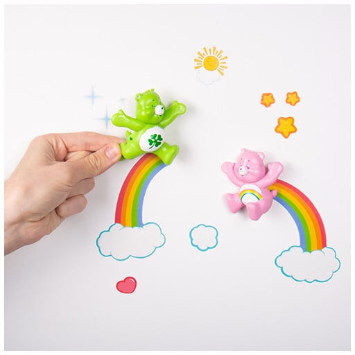 Figurine murale décorative Bisounours - Lot de 2