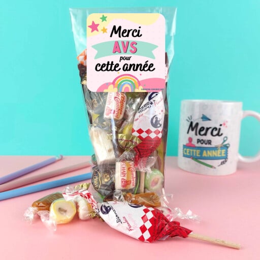 Sachet bonbon années 60 et 70 - Merci AVS