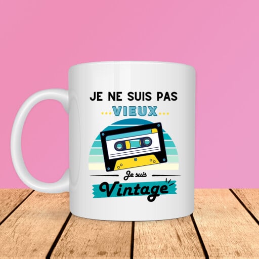 Mug - Je ne suis pas vieux je suis vintage