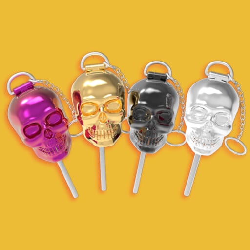 Sucette Halloween - Porte-clés crâne - Skool Pop