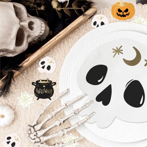 Serviette Halloween - Tête de mort