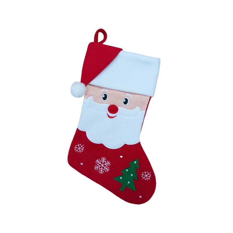 Chaussette de Noël à garnir - Père Noël