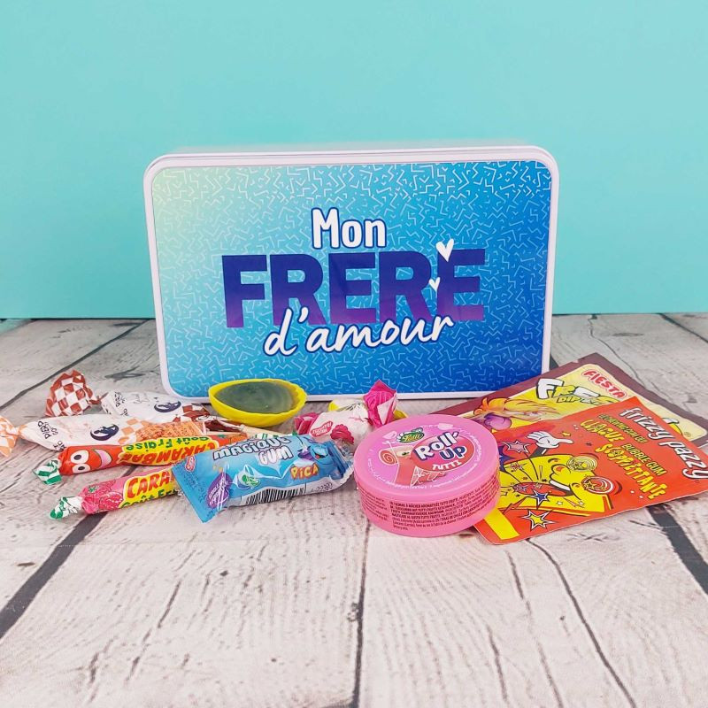 Boîte de bonbons rétro - Mon Frère d'amour