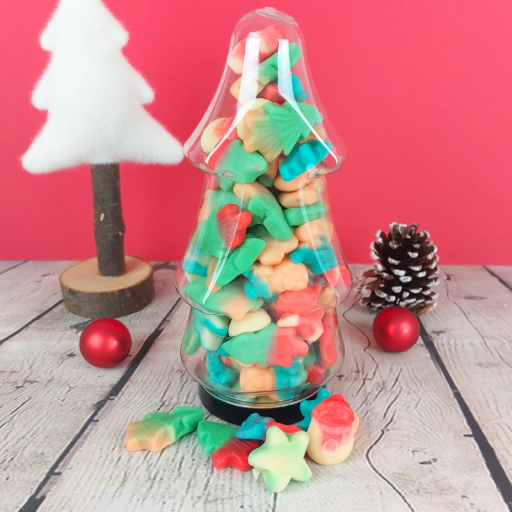 Bonbonnière sapin de Noël - Bonbons gélifiés