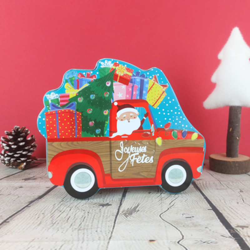 Boîte Aux Lettres Décorative Noël En Métal – Pour Bonbons, Lettres Au Père Noël, Décoration De Fête !