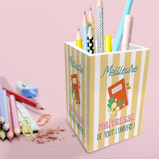 Pot à crayons - Meilleure Maîtresse de tout l'univers