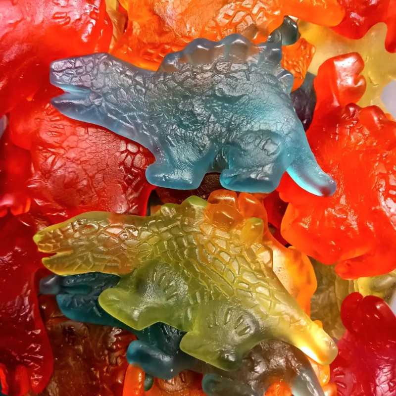 Bonbon dinosaure géant - Lot de 4