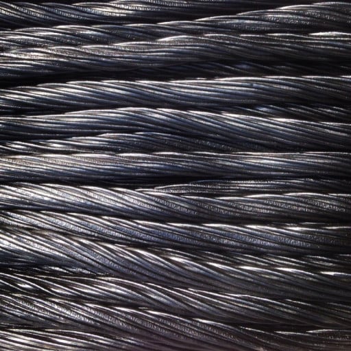 Bonbon câble fourré torsadé XL - Réglisse