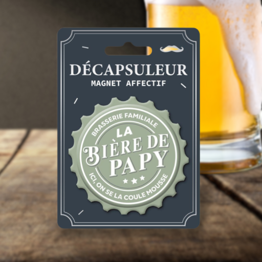 Décapsuleur magnétique Papy - Cadeau grand-père