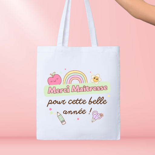 Tote Bag - Merci Maîtresse pour cette belle année