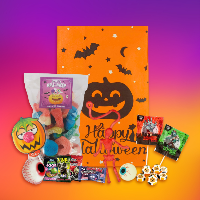 Sachet surprise Halloween - Bonbons et jouets