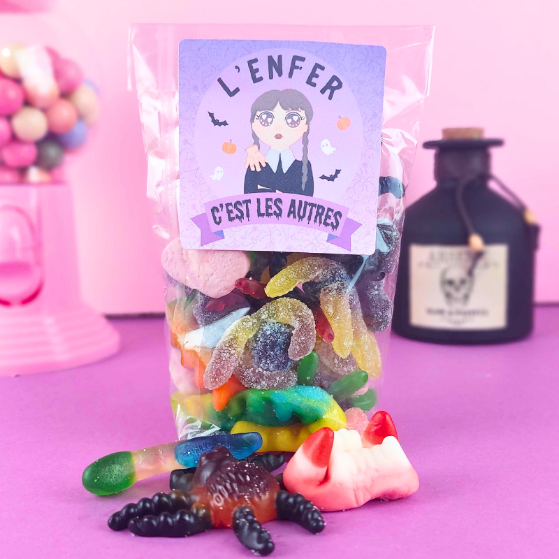 Sachet de bonbons Halloween - L'enfer c'est les autres - 150g