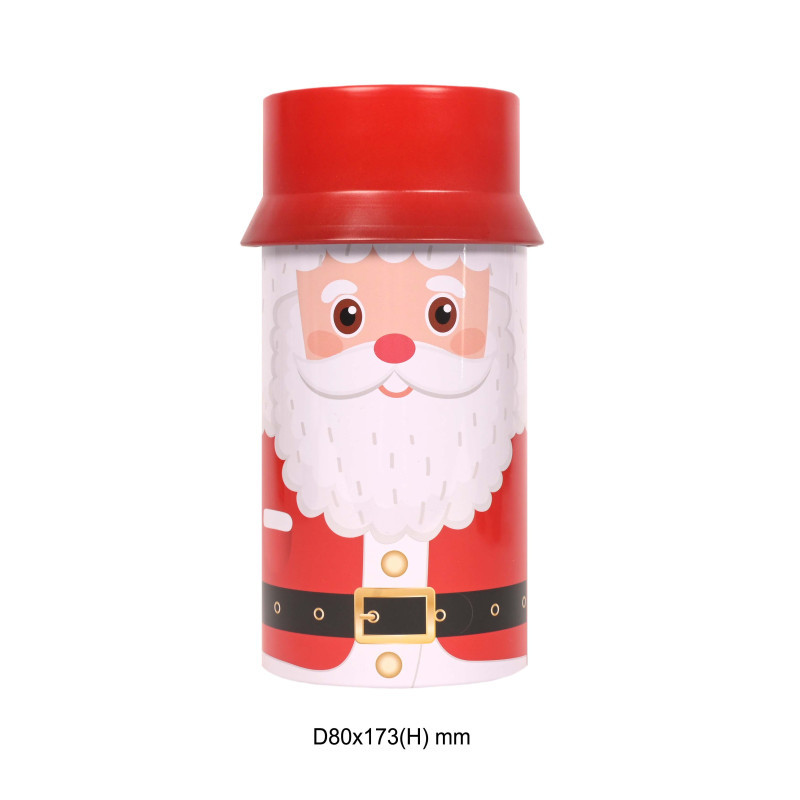 Boîte Père Noël en métal - Vide