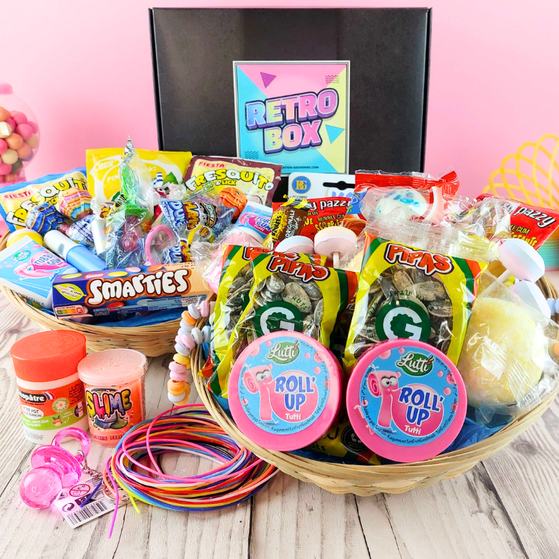 Kit Retour en enfance - Coffret cadeau des années 80 et 90