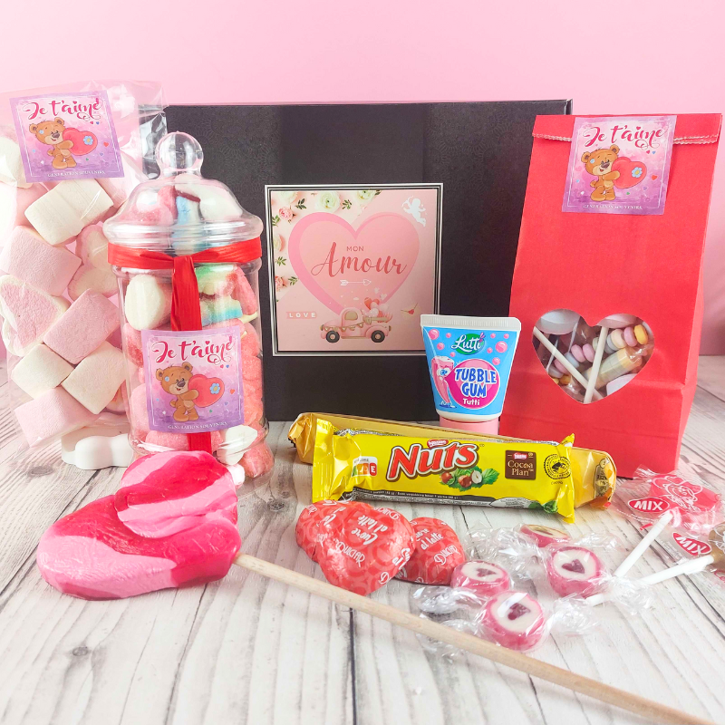 Coffret cadeau gourmand - Mon Amour