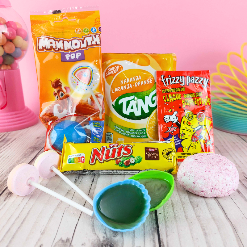 Sachet de bonbons rétro