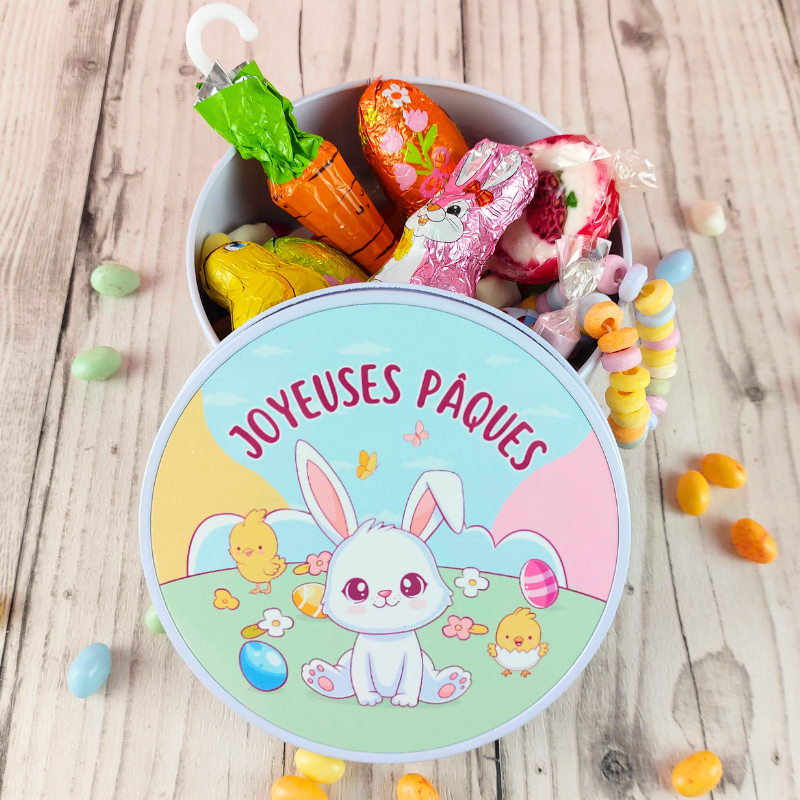 30pcs Coffrets Cadeaux Pâques - Boîtes Lapin Mignon En Papier Pour Chocolats, Bonbons Et Biscuits - 5 Modèles Joyeuses Pâques