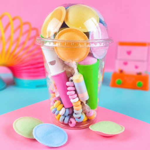 Shaker de bonbons rétro dextrose