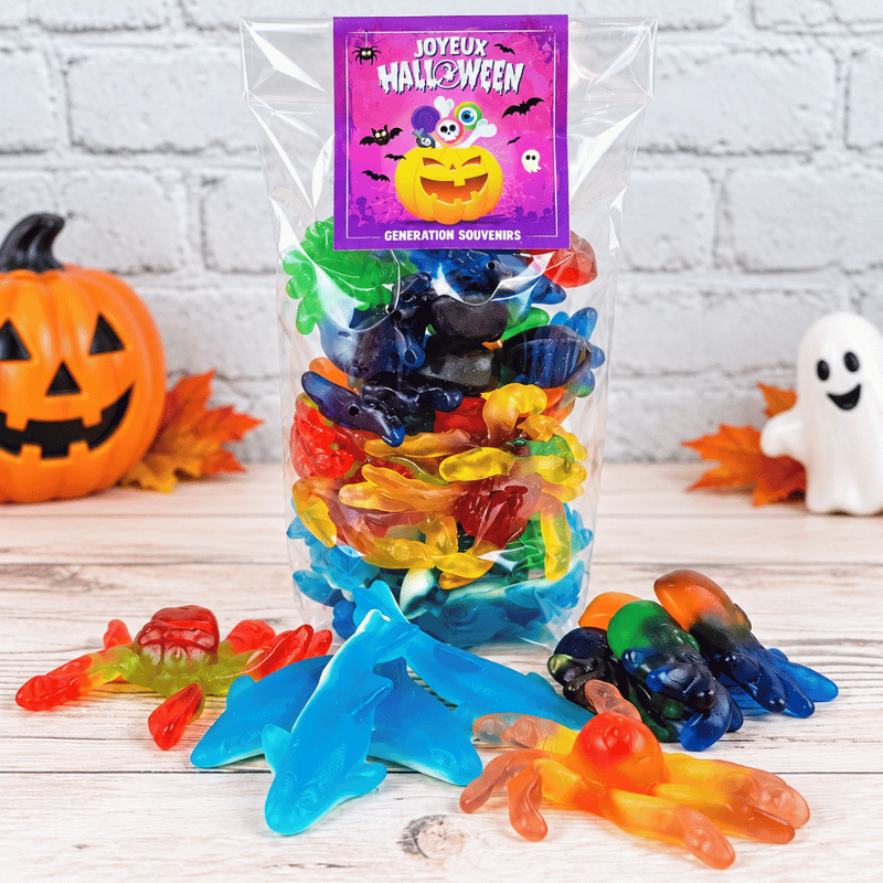 Sachet de bonbons monstres marins - Halloween - 150g