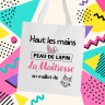 Sac cabas - Haut les mains peau de lapin la maîtresse en maillot de bain