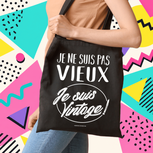 Sac cabas - Je ne suis pas vieux, je suis vintage