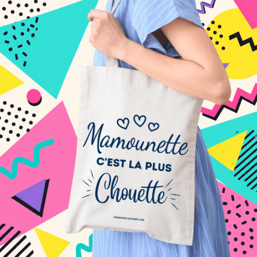 Sac cabas - Mamounette c'est la plus chouette