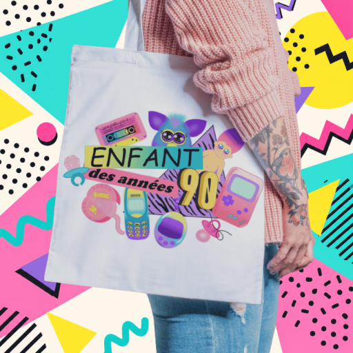 Tote bag - Enfant des années 90