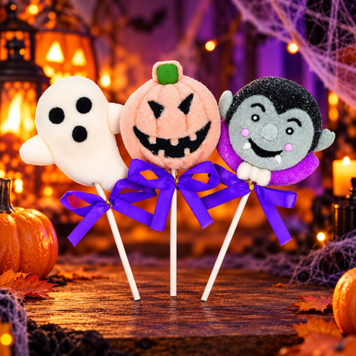 Sucette guimauve Halloween