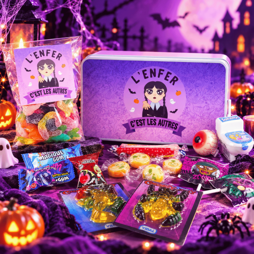 Coffret de bonbons Halloween - L'enfer c'est les autres