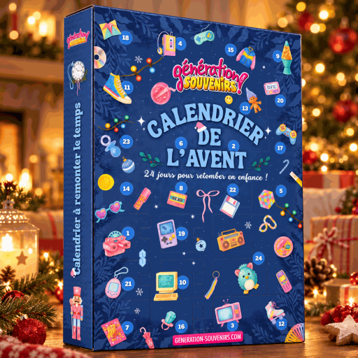 Calendrier de l'avent de Noël 2026 - Bonbons et jouets des années 80 et 90